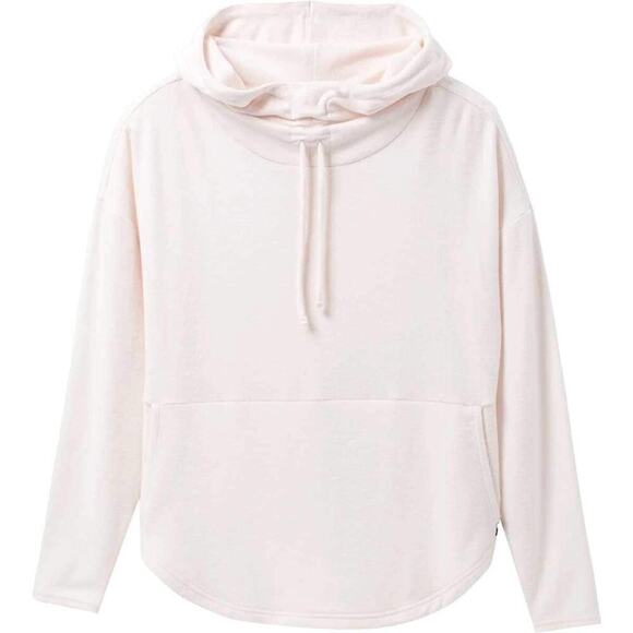 NWT Prana Foresta Women’s Top Tencel Modal Pullover Hoodie Soft Blush Pink Large - Picture 2 of 10